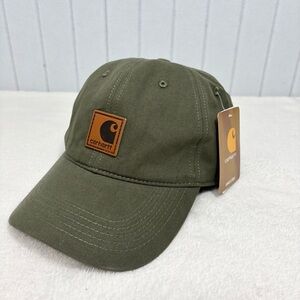 Carhartt Men's Olive Cap with Logo Patch